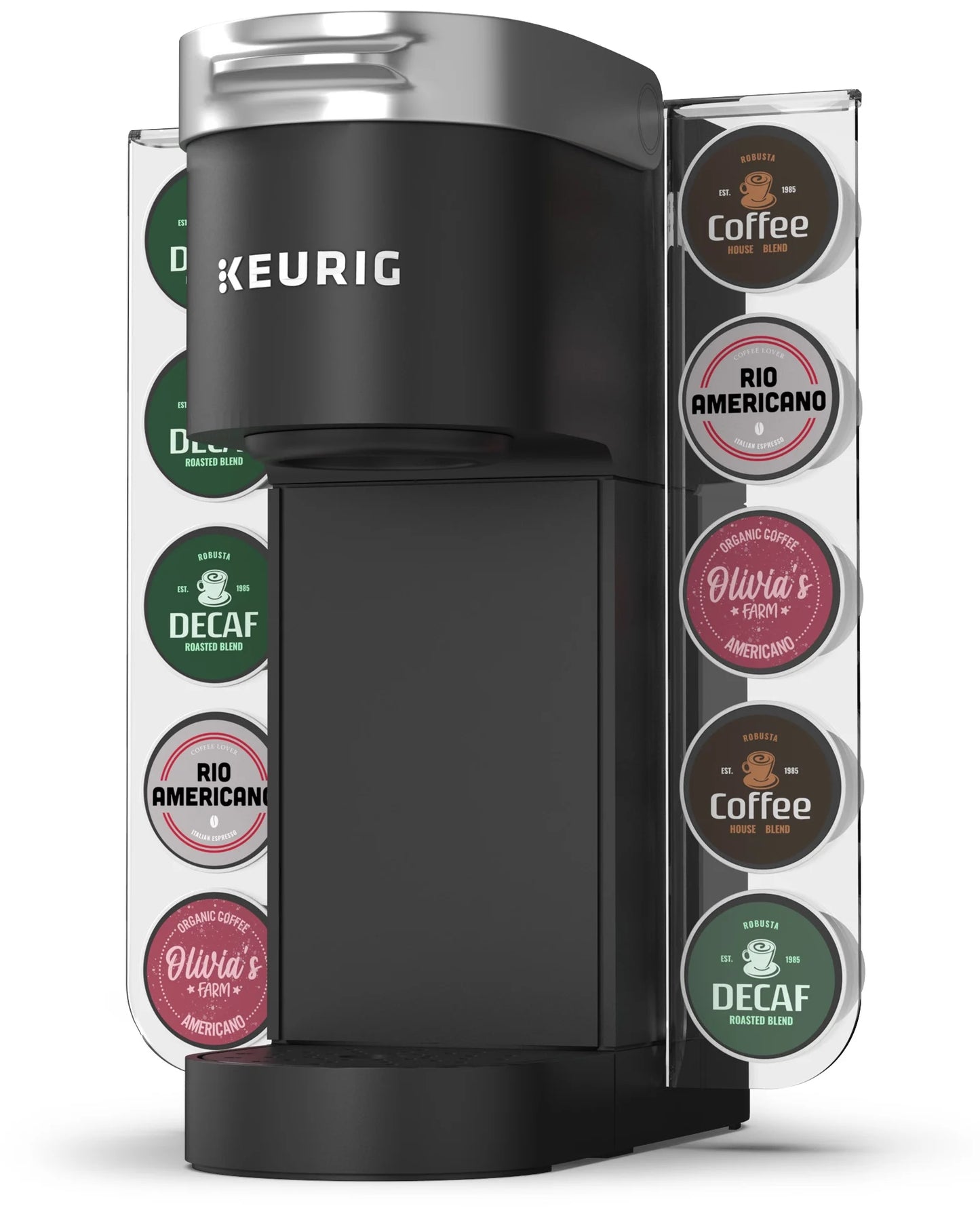 K Cup Organizer 10 Pod Space Saving Acrylic