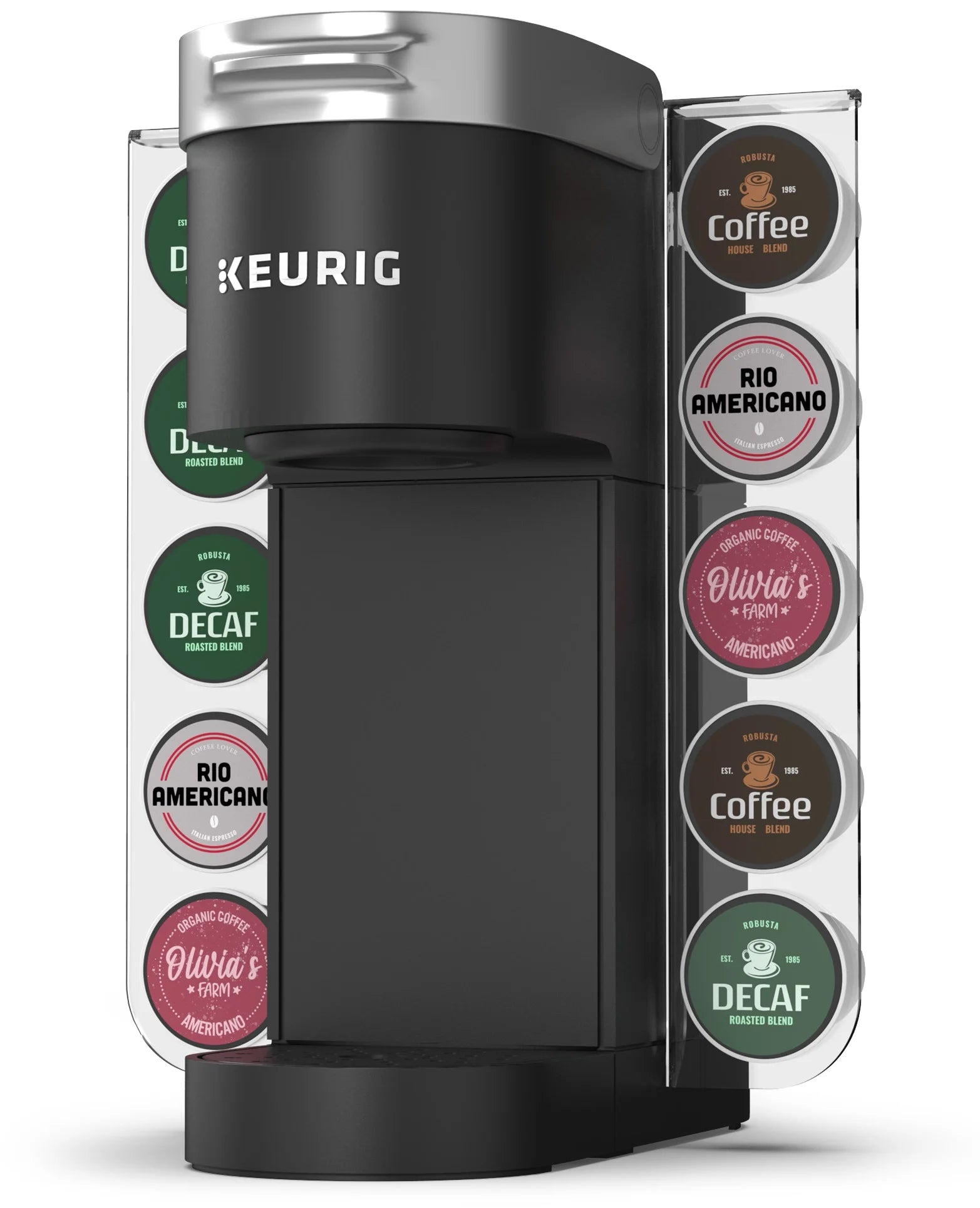 K Cup Organizer 10 Pod Space Saving Acrylic