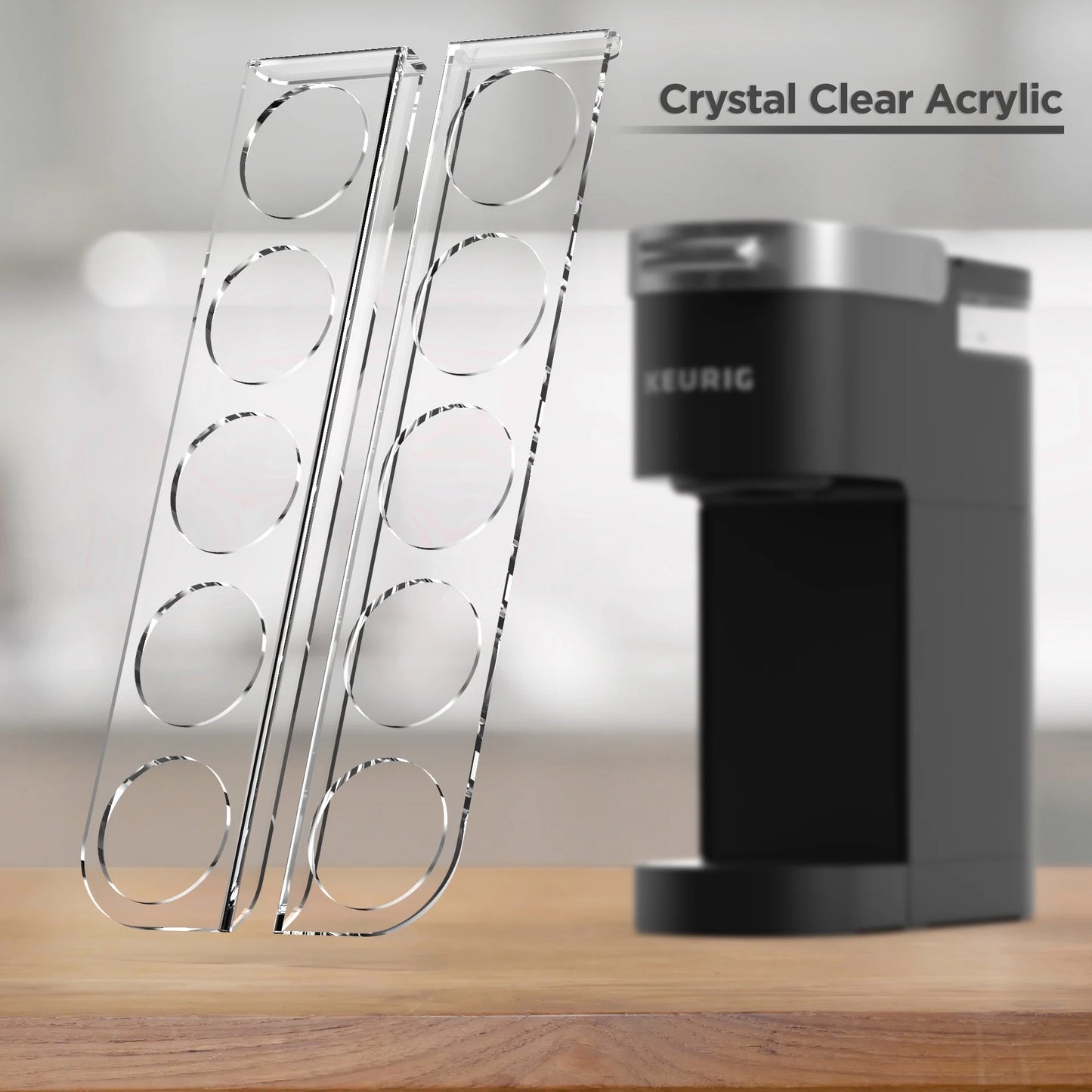 K Cup Organizer 10 Pod Space Saving Acrylic
